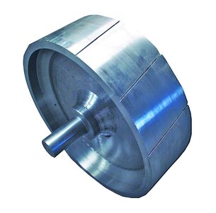 Gehärtete Quetschwalze glatt