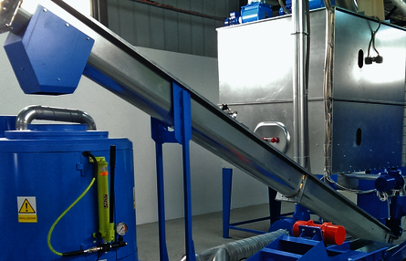 HIMEL Konditionierung mit frequenzgesteuerter Dosier- und Konditionierschnecke, für eine drucklose Dosierung