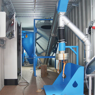 HIMEL Plattformwaage mit Befüllsteuerung