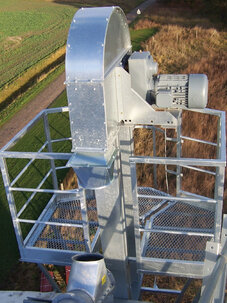 Elevatorkopf im Außenbereich