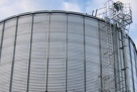 Becherelevator im Aussenbereich