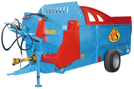HIMEL Ballenauflöser RSM 3800 Turbo mit Zugdeichsel 1,8m breit und Räder