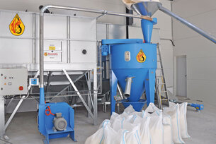 GMS 150 integriert in eine vollautomatische Mahl- & Mischanlage