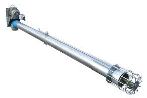 Förderschnecke Ø152 mit Siloentnahmekorb