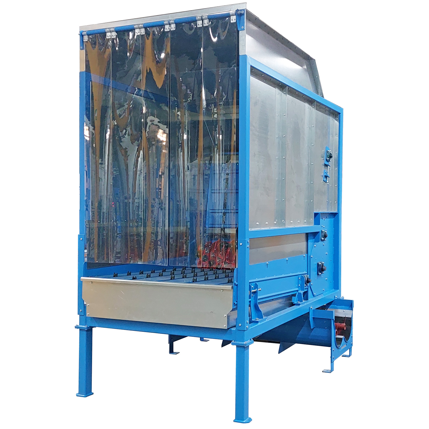 HIMEL Ballenauflöser stationär mit Austragschnecke